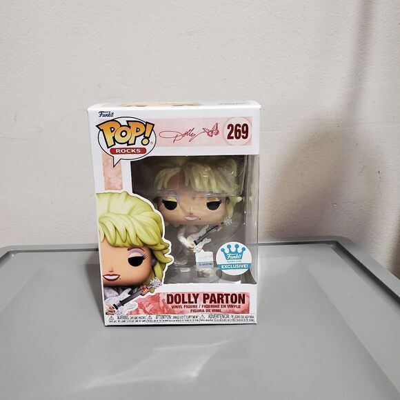 Funko Pop Rocks Dolly Parton #269 Funko Shop Exclusive In Soft EcoTEK Protector! - Picture 1 of 8